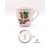Zsolnay Mecsek Reggeliző bögre csipkebogyó dekorral