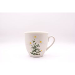 Zsolnay Mecsek Reggeliző bögre kamilla dekorra