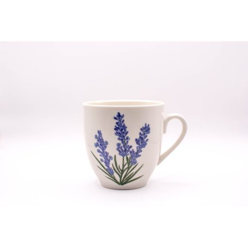 Zsolnay Mecsek Reggeliző bögre levendula dekorral